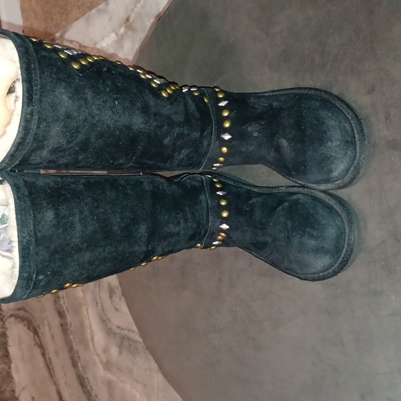 Black  UGG 7 WOMEN BOOTS - Picture 4 of 7